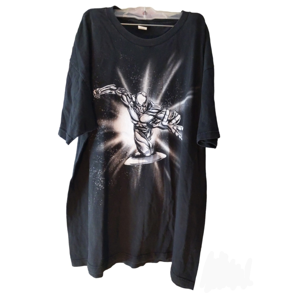Marvel Silver Surfer Short Sleeve Tee Shirt Size XL-46/48